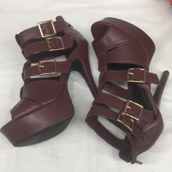 COPY - Charlotte Russ platform Heels ladies sz 9 - Picture 5 of 5
